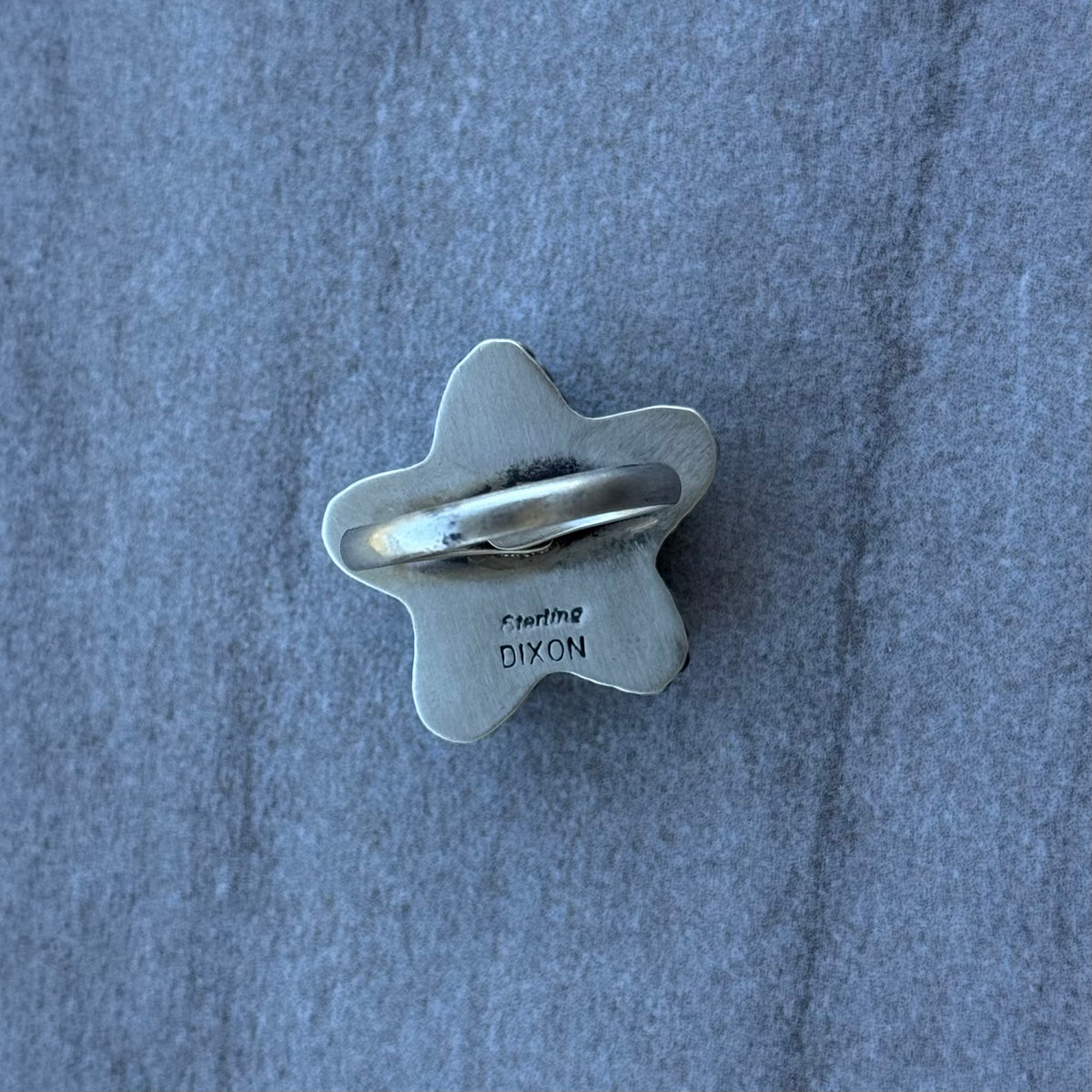 Kingman Turquoise Adjustable Star Ring *Native
