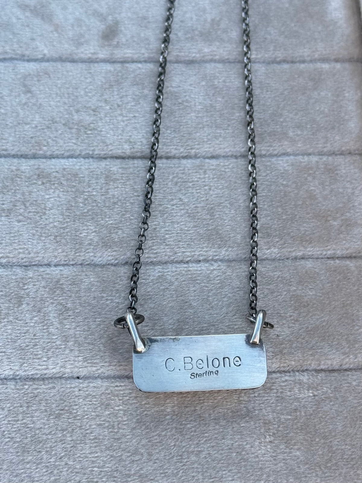 Pink Conch Shell Bar Necklace *Native Made