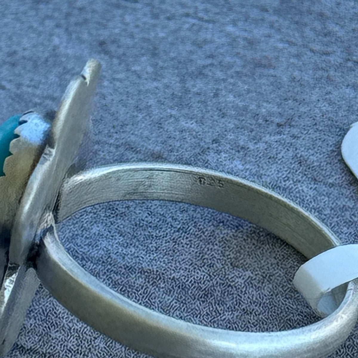 Size 7 Pilot Mountain Turquoise Ring