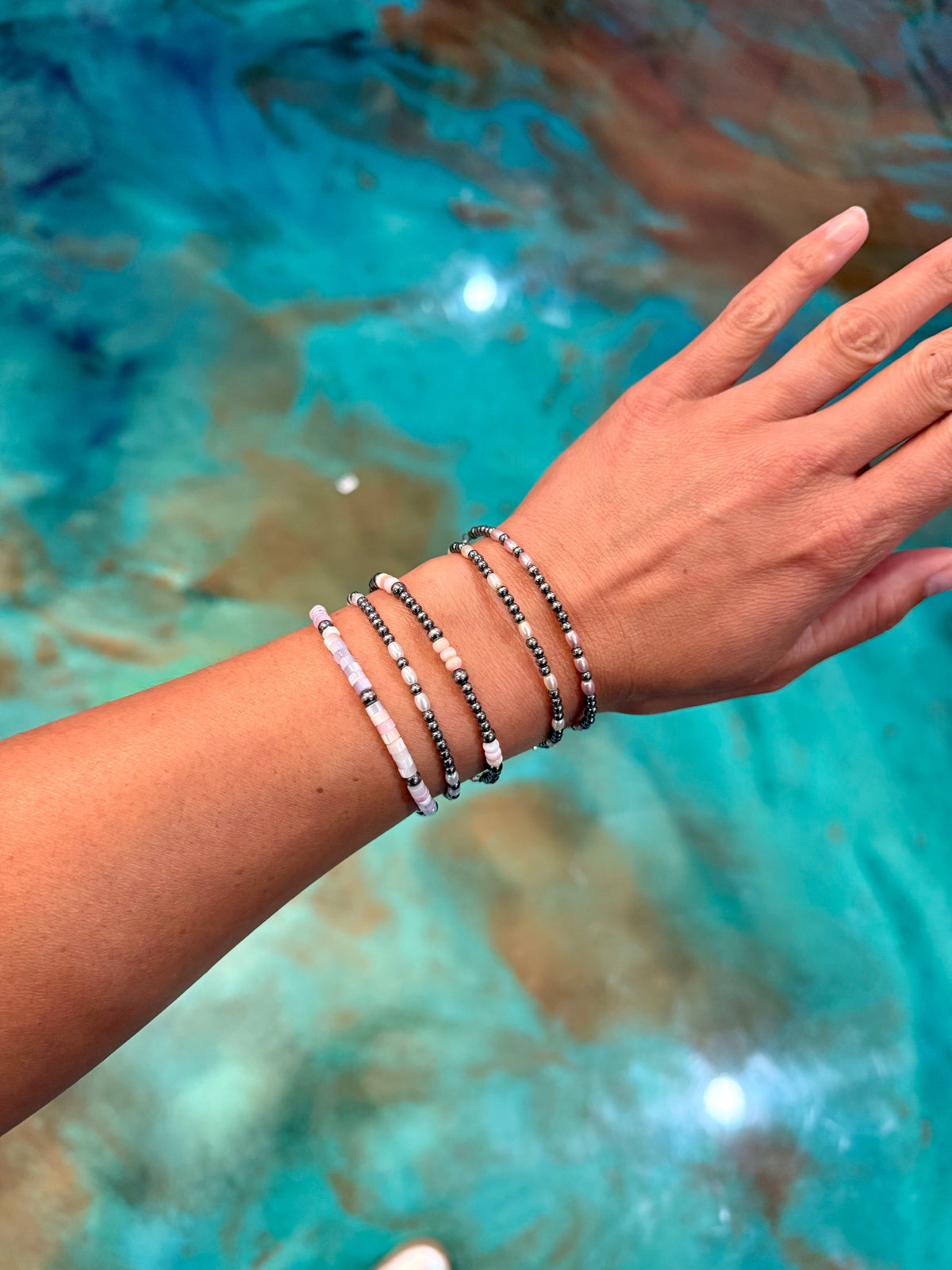 One Time Pieces – Sterling Silver & Pearl Bracelets - Pick Your Favorite