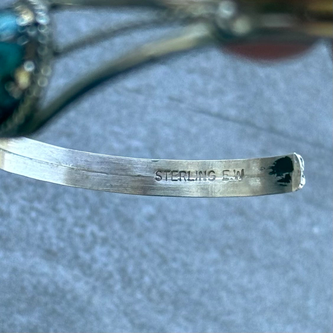 Kingman Turquoise Stacker Cuff *Native