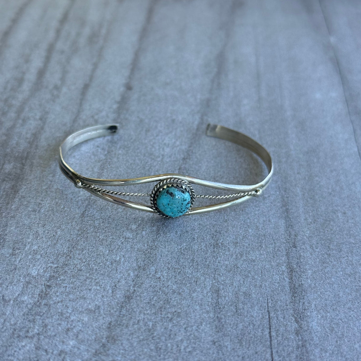 Kingman Turquoise Stacker Cuff *Native