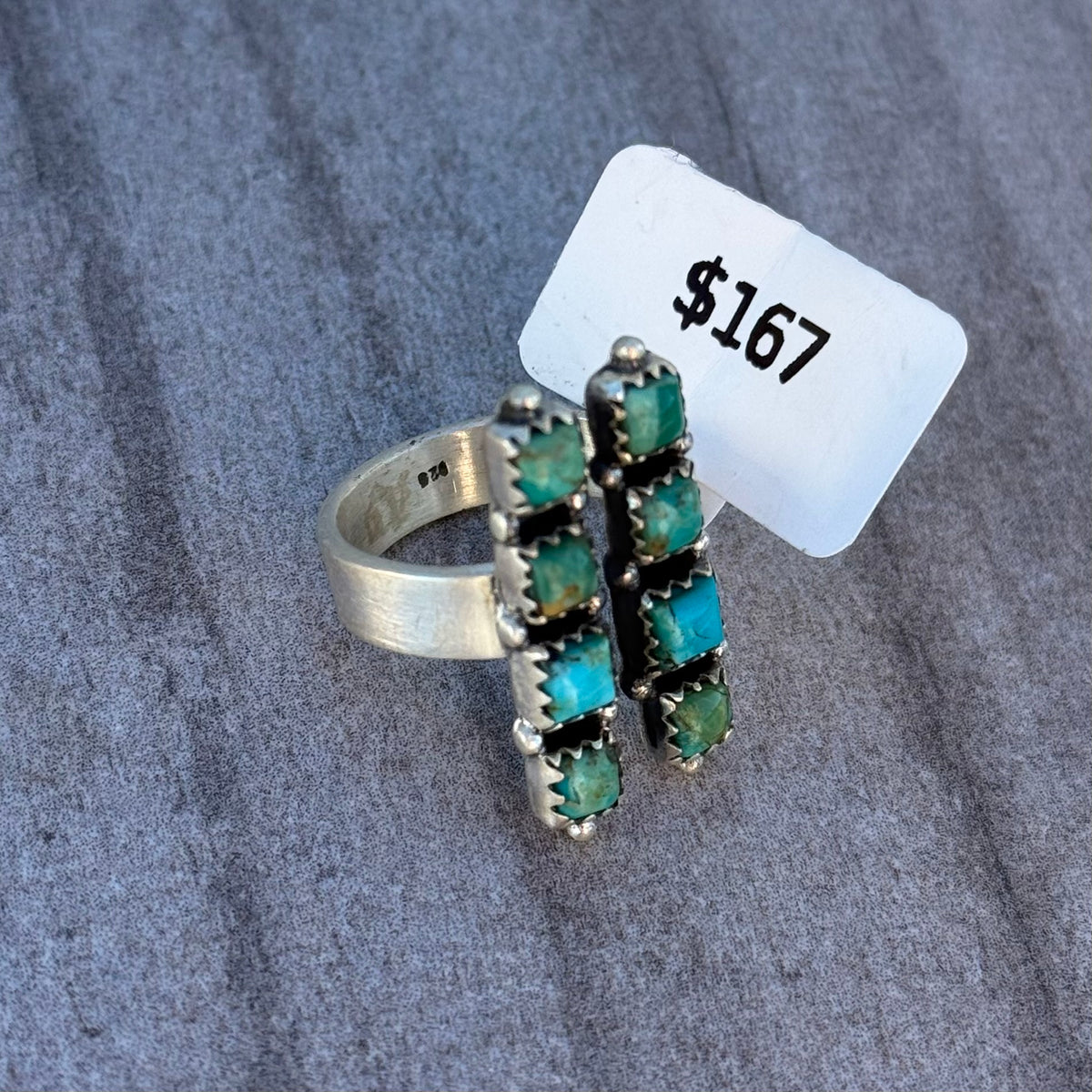 Kingman Mojave Turquoise Floater Ring