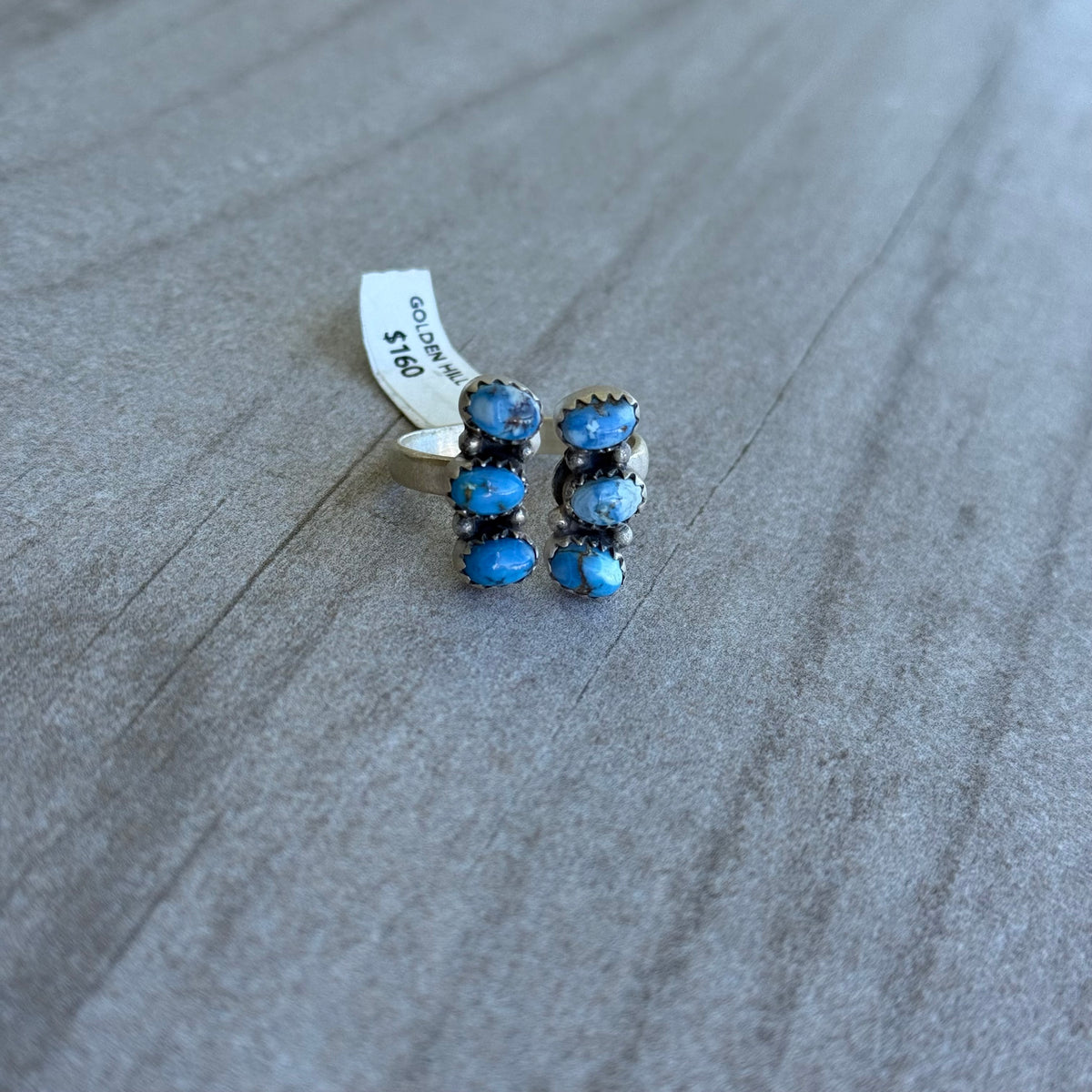Adjustable Golden Hills Floater Ring