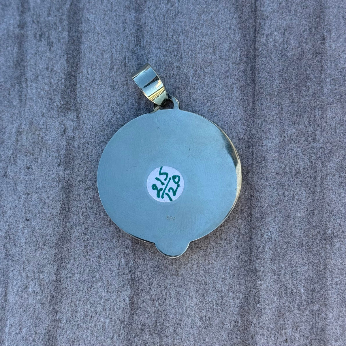 Sterling Silver Cowboy Turquoise Alien Pendants