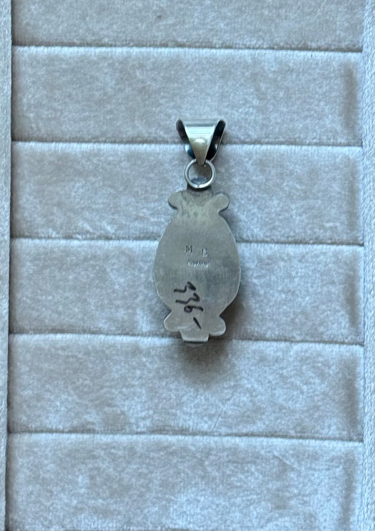 Blue Kingman Turquoise Pendant *Native Made