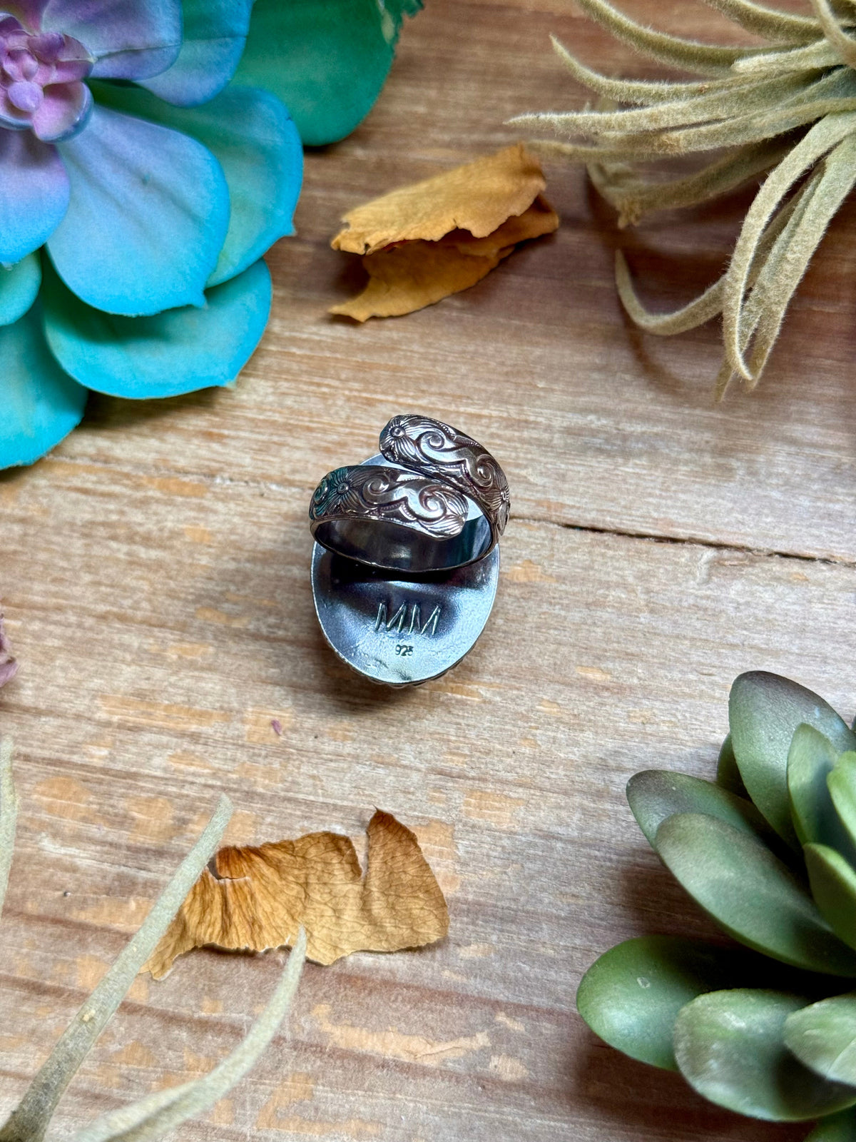 MJ Ring - Royston Ribbon Turquoise Ring