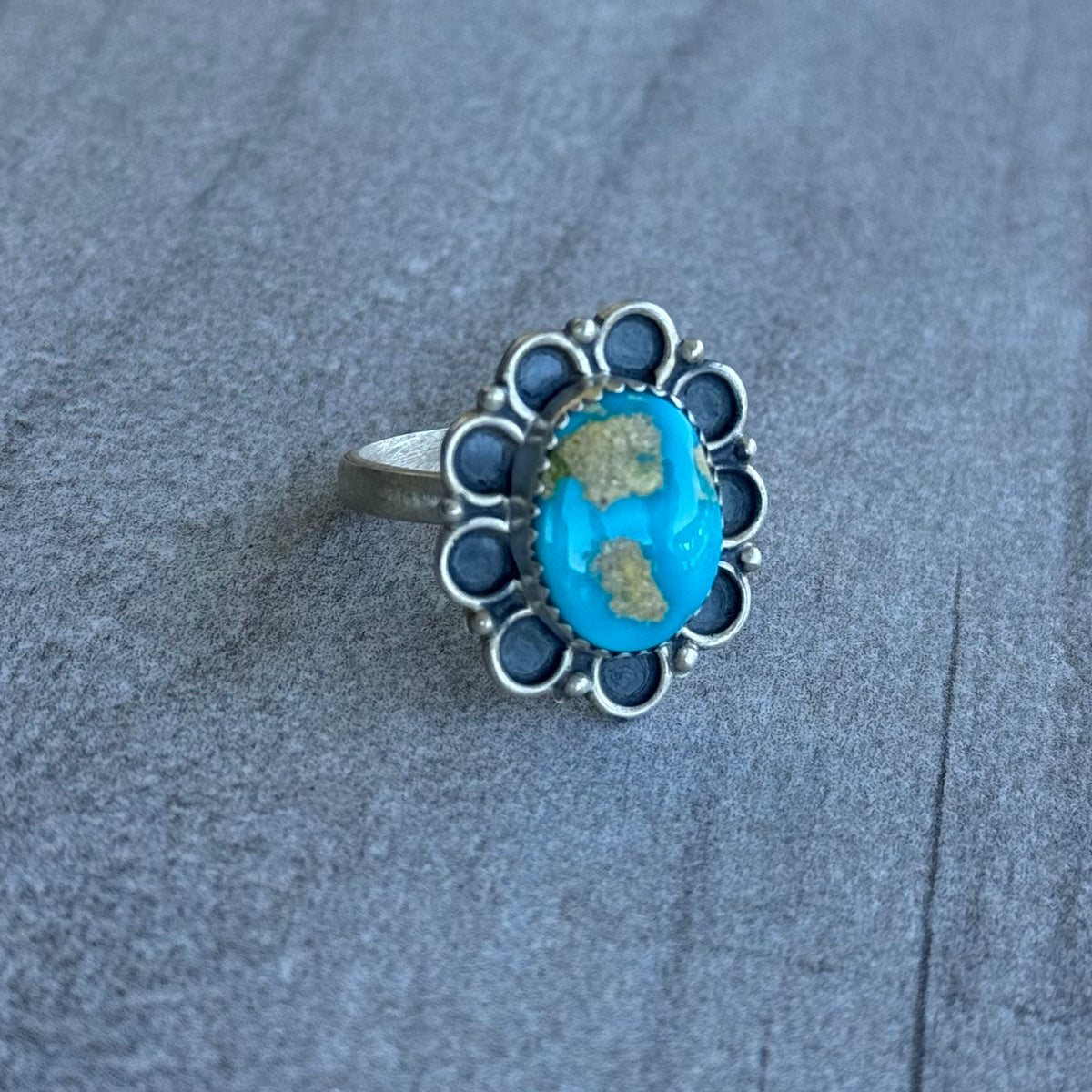 Adjustable Turquoise Ring