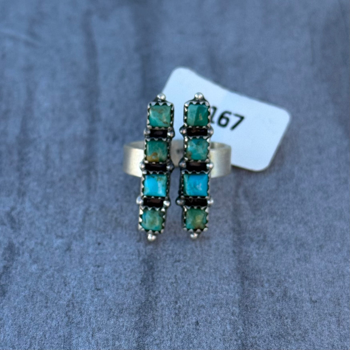 Kingman Mojave Turquoise Floater Ring