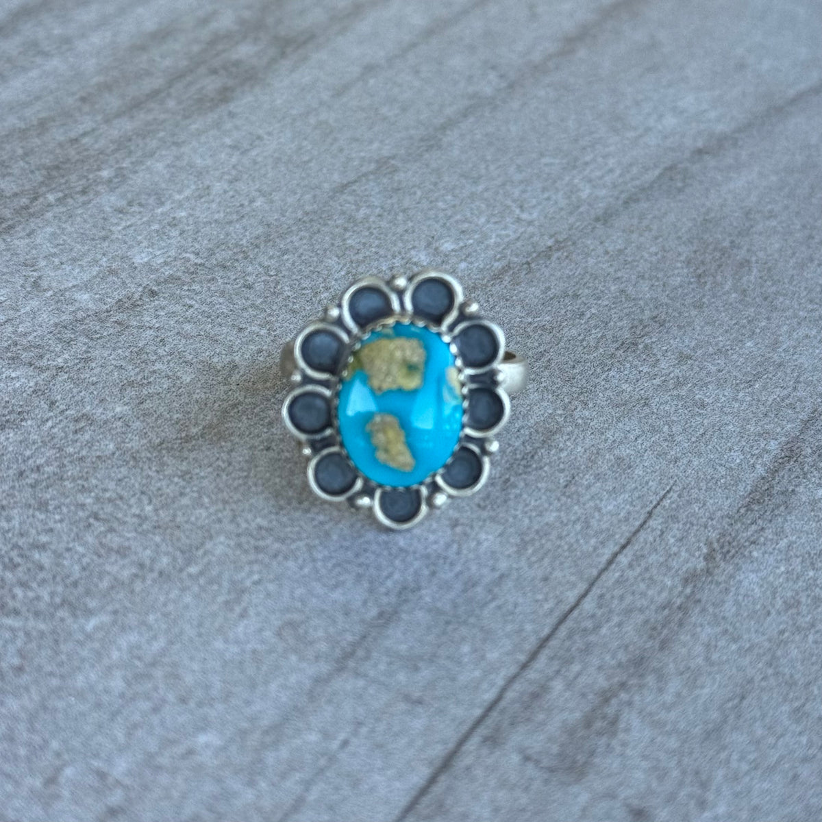 Adjustable Turquoise Ring