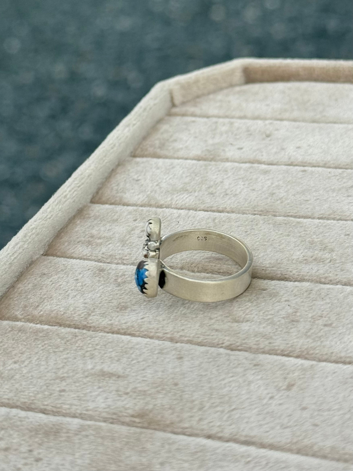 Golden Hills Turquoise Wild Horse Floater Ring