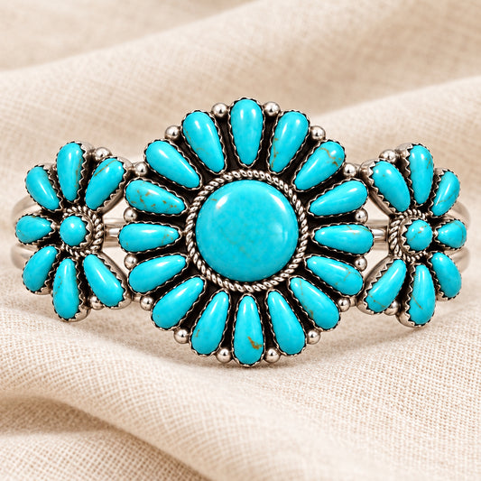 Turquoise Cluster Cuff *Native