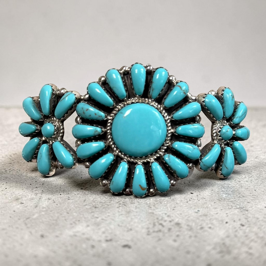 Turquoise Cluster Cuff *Native